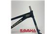 KIT QUADRO E GARFO SAVANA BMX RACE 21 XL PRETO — foto 3