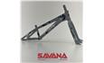 KIT QUADRO E GARFO SAVANA BMX RACE 21 XL CINZA — foto 1