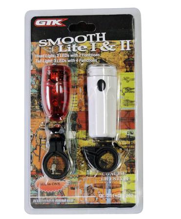KIT FAROL e LANTERNA SMOOTH LITE PRETO ou BRANCO