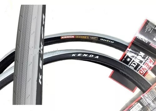 PNEU KENDA KONCEPT 24 x 1 IRON CAP K191 CADEIRA DE RODAS 110 PSI - ARAME CINZA
