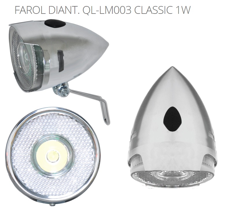FAROL DIANTEIRO CUSTOM CHOPPER LOWRIDE ROCKET QL-LM003 