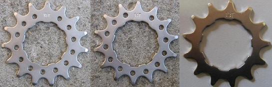 COG AÇO CRO-MO PADRÃO SHIMANO 13 a 18 DENTES