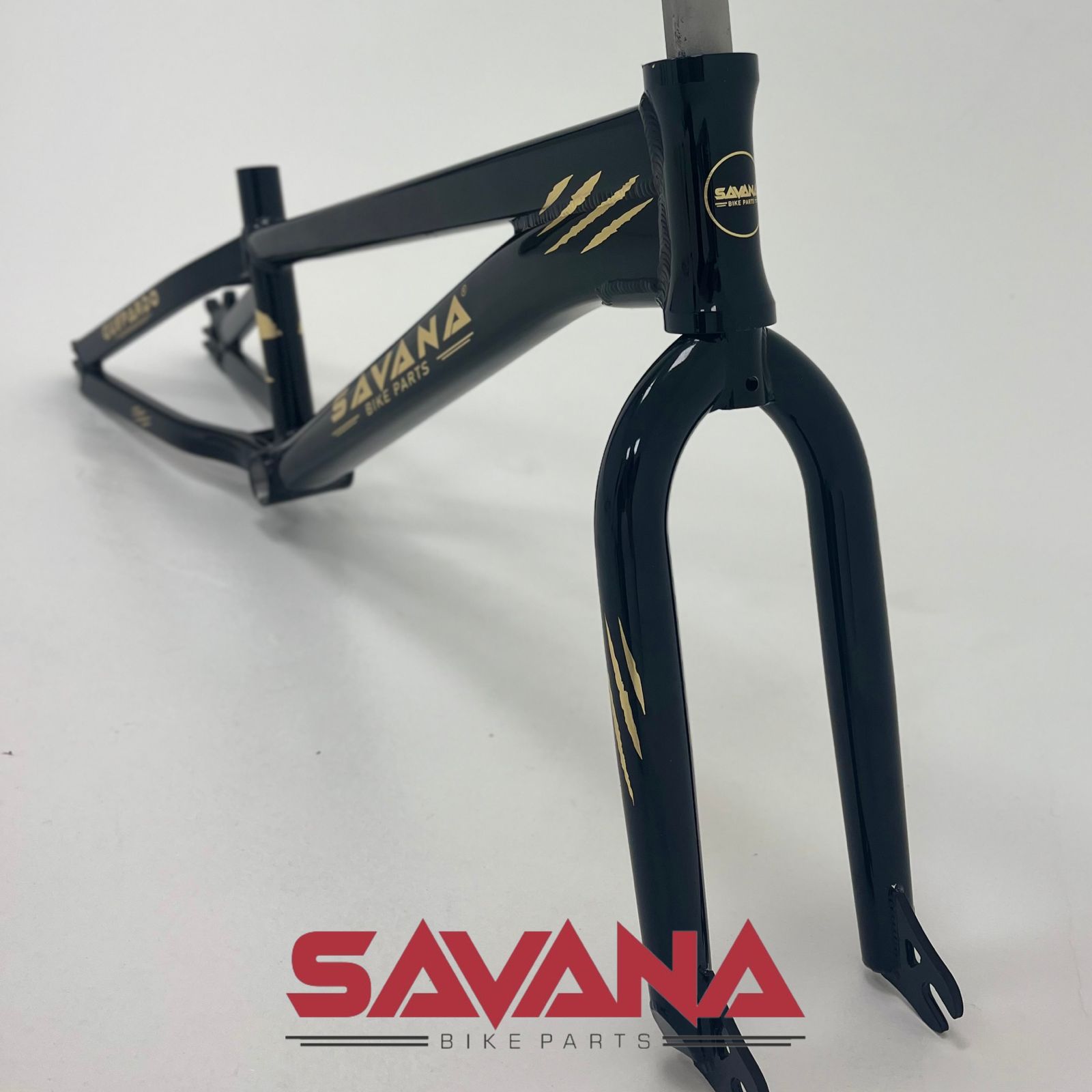 KIT QUADRO E GARFO SAVANA BMX RACE 21 XL PRETO